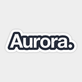 Aurora. Sticker